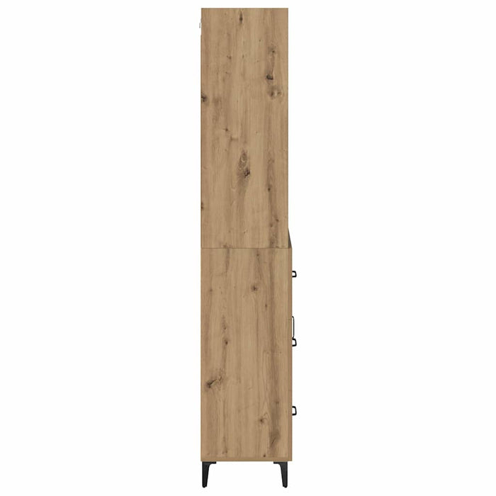 Bufet Stejar Artizanal 69,5 x 34 x 180 cm Lemn compozit - WALTI WALTI