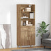 Bufet Stejar Artizanal 69,5 x 32,5 x 180 cm Lemn compozit - WALTI WALTI