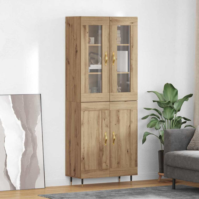 Bufet 2 pcs Stejar Artizanal Lemn compozit - WALTI WALTI