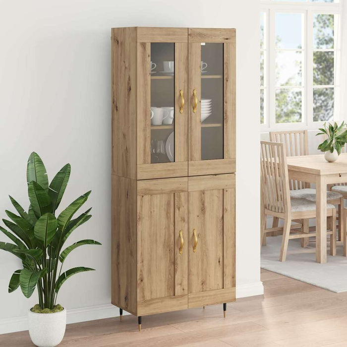 Bufet 2 pcs Stejar Artizanal Lemn compozit - WALTI WALTI