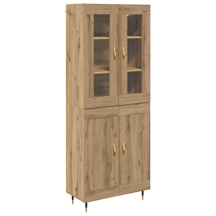 Bufet 2 pcs Stejar Artizanal Lemn compozit - WALTI WALTI