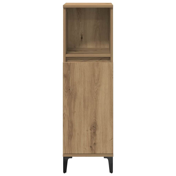 Set de mobilier pentru baie cu raft 3 pcs Stejar Artizanal - WALTI WALTI