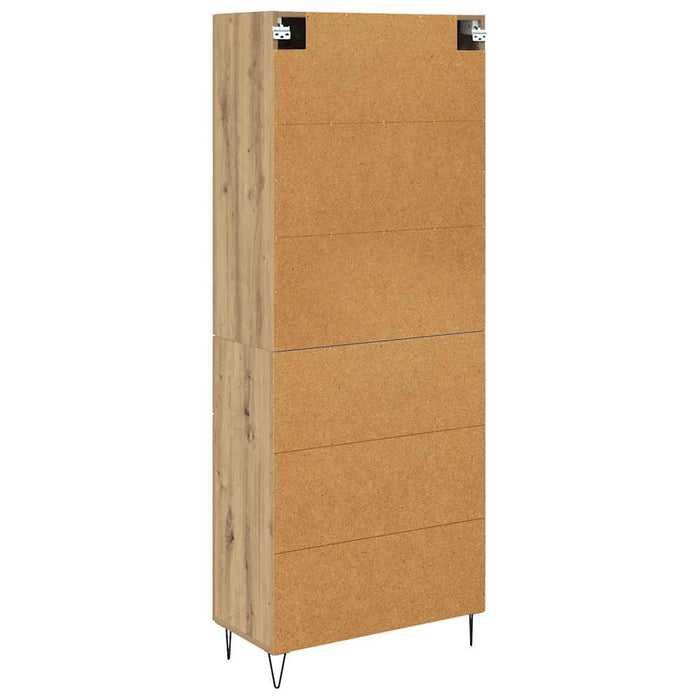 Bufet Stejar Artizanal 69,5 x 34 x 180 cm Lemn compozit - WALTI WALTI