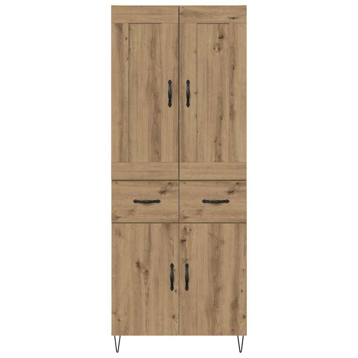 Bufet Stejar Artizanal 69,5 x 34 x 180 cm Lemn compozit - WALTI WALTI