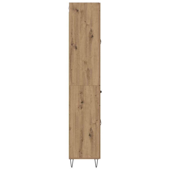 Bufet Stejar Artizanal 69,5 x 34 x 180 cm Lemn compozit - WALTI WALTI