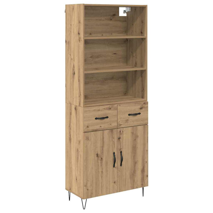 Bufet Stejar Artizanal 69,5 x 34 x 180 cm Lemn compozit - WALTI WALTI