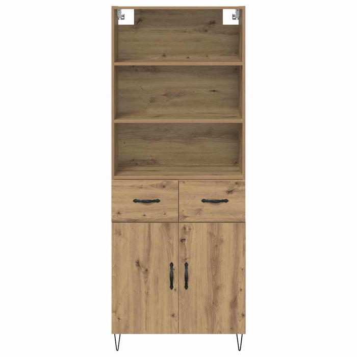 Bufet Stejar Artizanal 69,5 x 34 x 180 cm Lemn compozit - WALTI WALTI