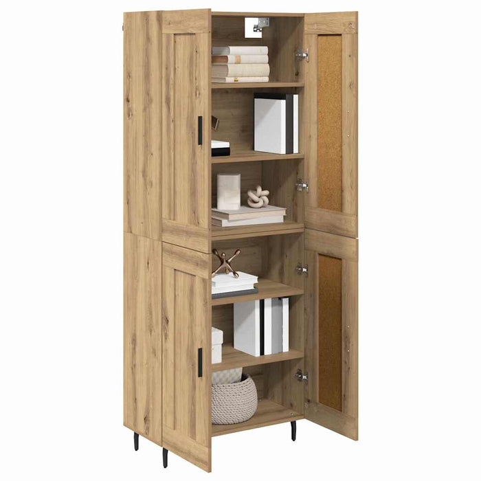 Bufet 2 pcs Stejar Artizanal Lemn compozit - WALTI WALTI