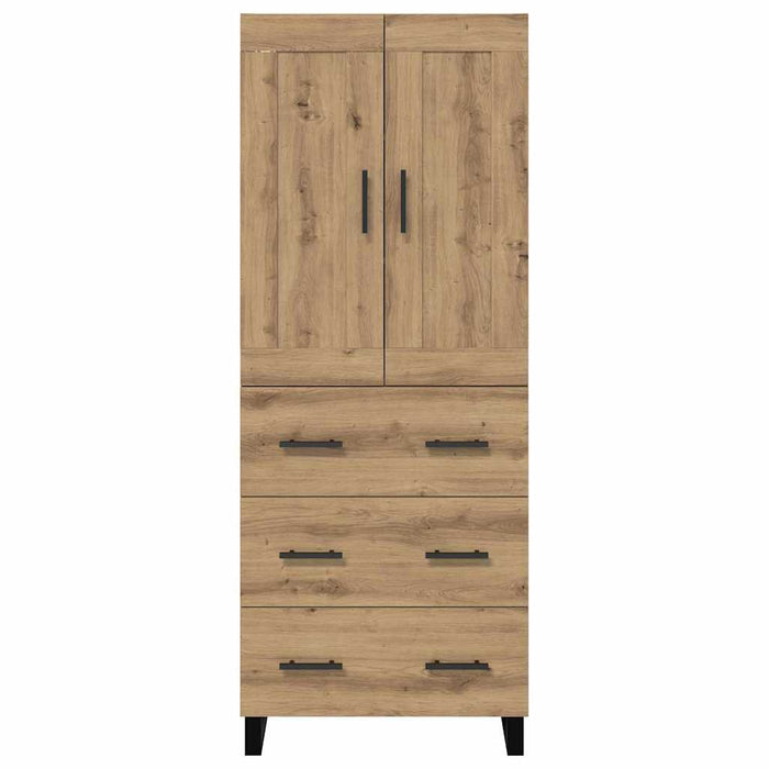 Bufet Stejar Artizanal 69,5 x 34 x 180 cm Lemn compozit - WALTI WALTI