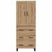 Bufet Stejar Artizanal 69,5 x 34 x 180 cm Lemn compozit - WALTI WALTI