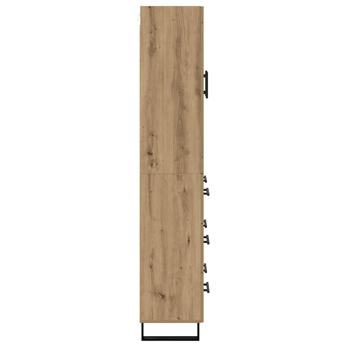 Bufet Stejar Artizanal 69,5 x 34 x 180 cm Lemn compozit - WALTI WALTI