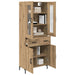 Bufet cu sertar 2 pcs Stejar Artizanal Lemn compozit - WALTI WALTI