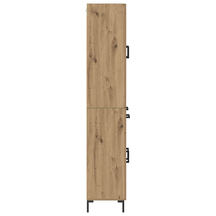 Bufet cu sertar 2 pcs Stejar Artizanal Lemn compozit - WALTI WALTI