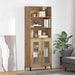 Bufet Stejar Artizanal 69,5 x 34 x 180 cm Lemn compozit - WALTI WALTI