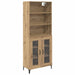 Bufet Stejar Artizanal 69,5 x 34 x 180 cm Lemn compozit - WALTI WALTI