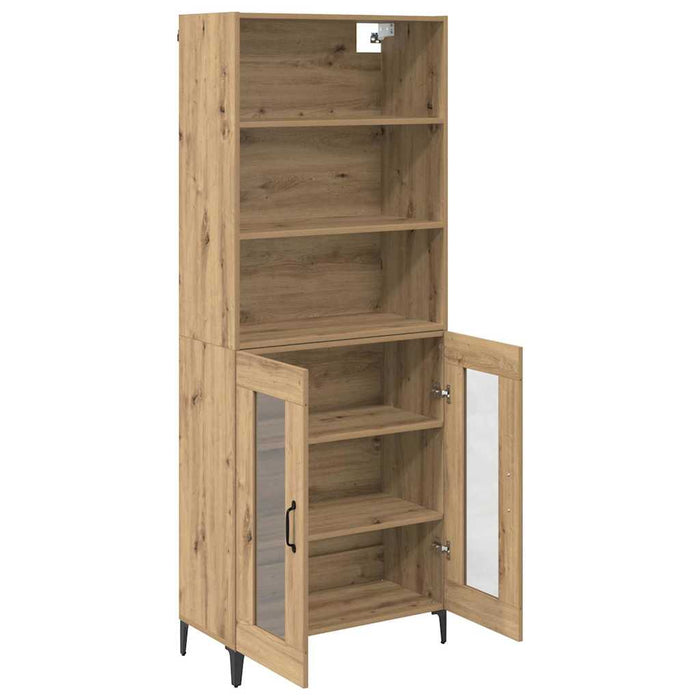 Bufet Stejar Artizanal 69,5 x 34 x 180 cm Lemn compozit - WALTI WALTI