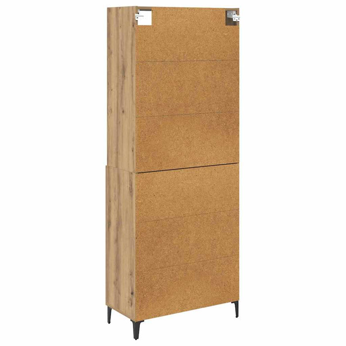 Bufet Stejar Artizanal 69,5 x 34 x 180 cm Lemn compozit - WALTI WALTI