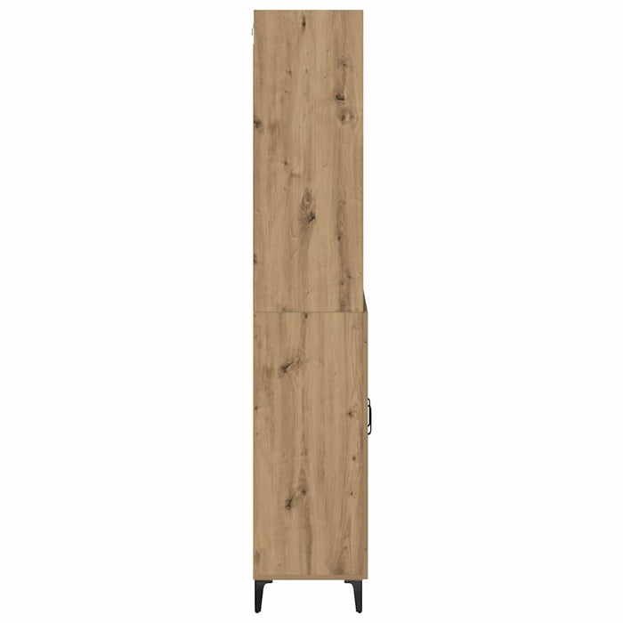 Bufet Stejar Artizanal 69,5 x 34 x 180 cm Lemn compozit - WALTI WALTI