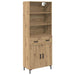Bufet Stejar Artizanal 69,5 x 34 x 180 cm Lemn compozit - WALTI WALTI