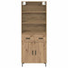 Bufet Stejar Artizanal 69,5 x 34 x 180 cm Lemn compozit - WALTI WALTI