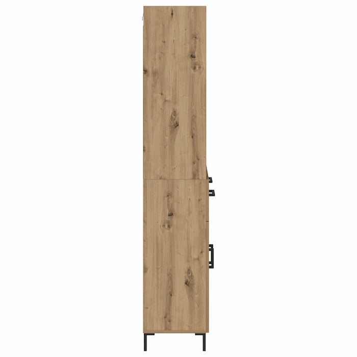 Bufet Stejar Artizanal 69,5 x 34 x 180 cm Lemn compozit - WALTI WALTI