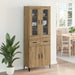 Bufet Stejar Artizanal 69,5 x 34 x 180 cm Lemn compozit - WALTI WALTI