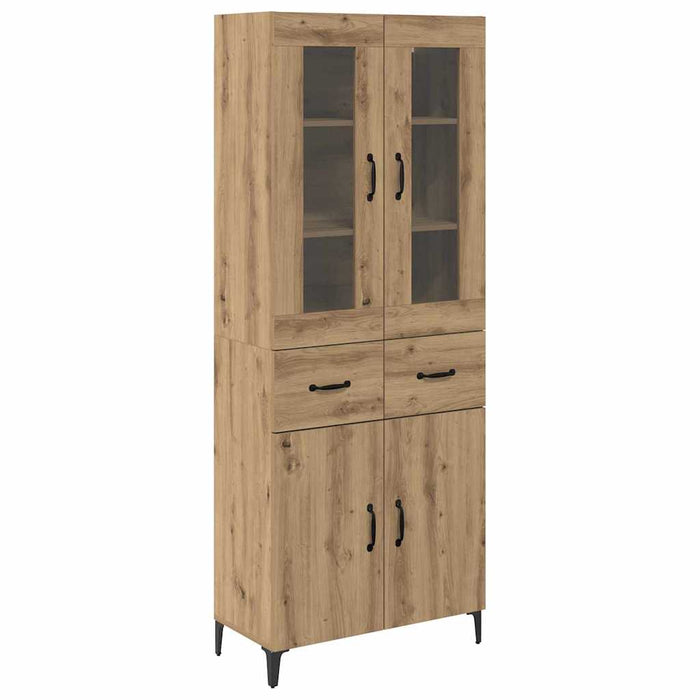 Bufet Stejar Artizanal 69,5 x 34 x 180 cm Lemn compozit - WALTI WALTI