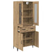 Bufet Stejar Artizanal 69,5 x 34 x 180 cm Lemn compozit - WALTI WALTI