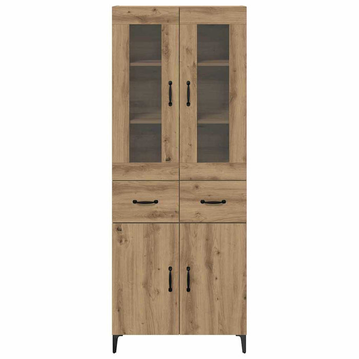 Bufet Stejar Artizanal 69,5 x 34 x 180 cm Lemn compozit - WALTI WALTI