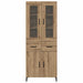 Bufet Stejar Artizanal 69,5 x 34 x 180 cm Lemn compozit - WALTI WALTI