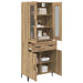 Bufet Stejar Artizanal 69,5 x 34 x 180 cm Lemn compozit - WALTI WALTI