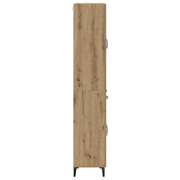 Bufet Stejar Artizanal 69,5 x 34 x 180 cm Lemn compozit - WALTI WALTI