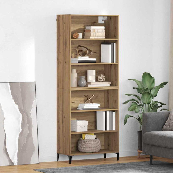 Bufet Stejar Artizanal 69,5 x 34 x 180 cm Lemn compozit - WALTI WALTI