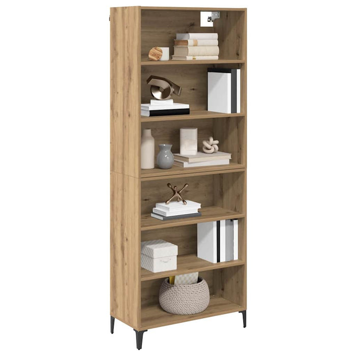 Bufet Stejar Artizanal 69,5 x 34 x 180 cm Lemn compozit - WALTI WALTI