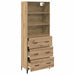 Bufet Stejar Artizanal 69,5 x 34 x 180 cm Lemn compozit - WALTI WALTI