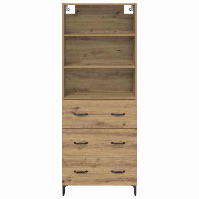 Bufet Stejar Artizanal 69,5 x 34 x 180 cm Lemn compozit - WALTI WALTI