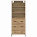 Bufet Stejar Artizanal 69,5 x 34 x 180 cm Lemn compozit - WALTI WALTI