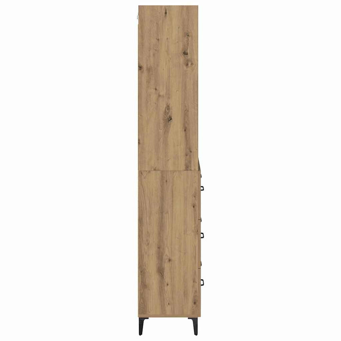 Bufet Stejar Artizanal 69,5 x 34 x 180 cm Lemn compozit - WALTI WALTI