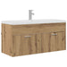 Dulap de Baie Stejar Artizanal 100 x 38,5 x 46 cm Lemn compozit - WALTI WALTI