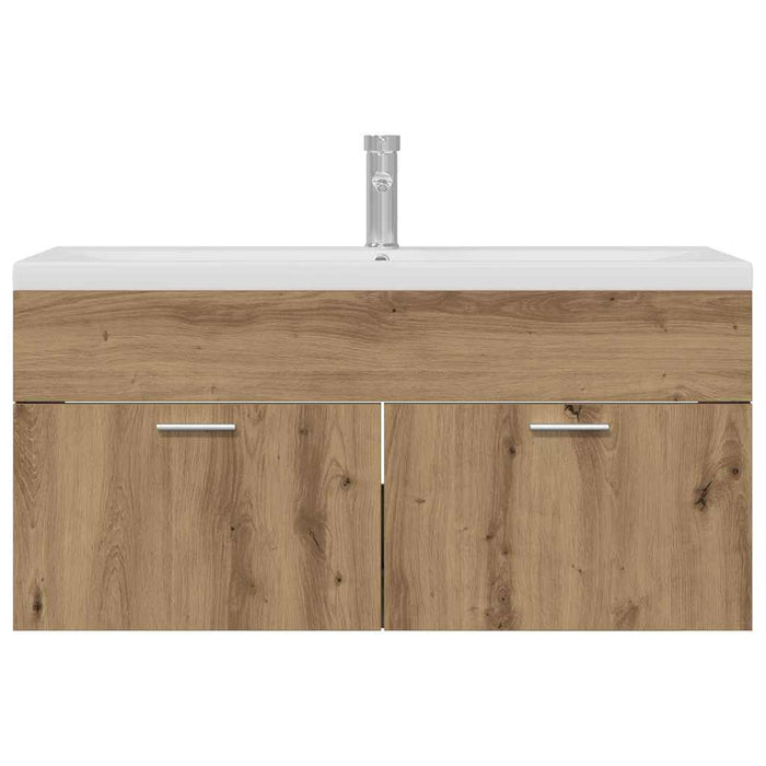 Dulap de Baie Stejar Artizanal 100 x 38,5 x 46 cm Lemn compozit - WALTI WALTI