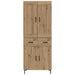 Bufet 2 buc. Stejar Artizanal 69,5 x 34 x 180 cm Lemn prelucrat - WALTI WALTI