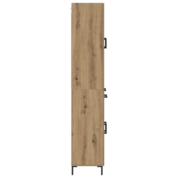 Bufet 2 buc. Stejar Artizanal 69,5 x 34 x 180 cm Lemn prelucrat - WALTI WALTI