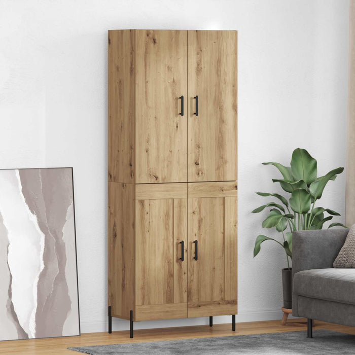 Bufet Stejar Artizanal 69,5 x 34 x 180 cm Lemn compozit - WALTI WALTI