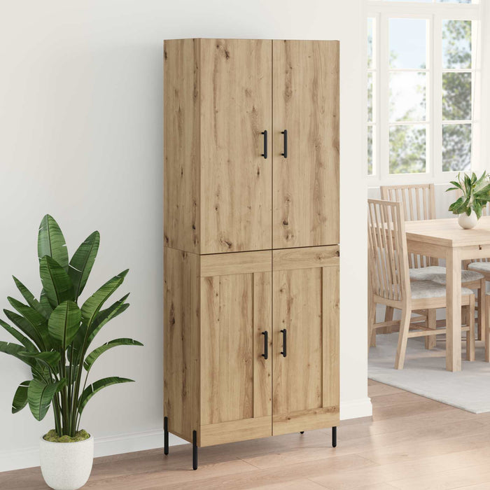 Bufet Stejar Artizanal 69,5 x 34 x 180 cm Lemn compozit - WALTI WALTI