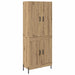 Bufet Stejar Artizanal 69,5 x 34 x 180 cm Lemn compozit - WALTI WALTI