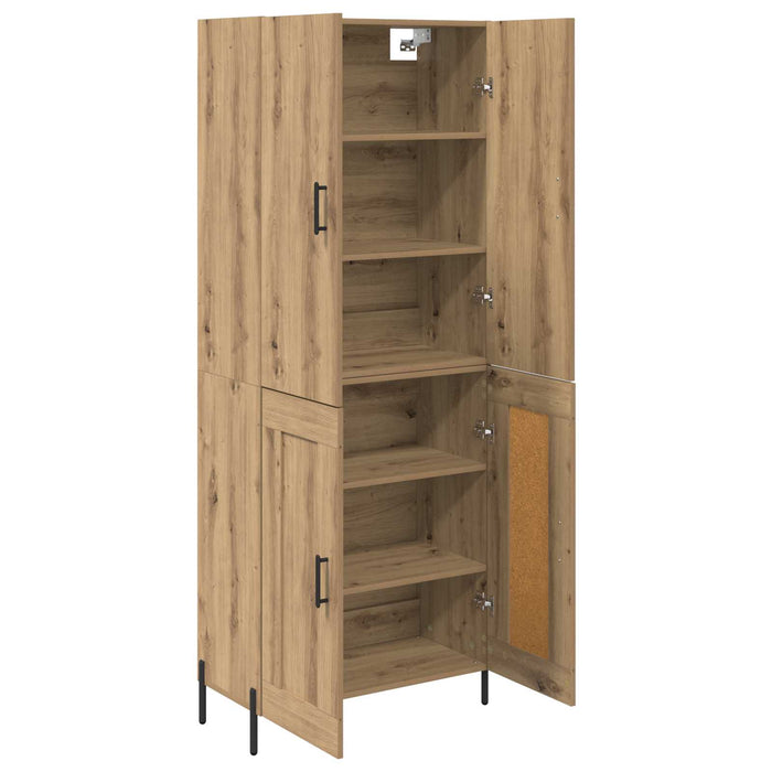 Bufet Stejar Artizanal 69,5 x 34 x 180 cm Lemn compozit - WALTI WALTI
