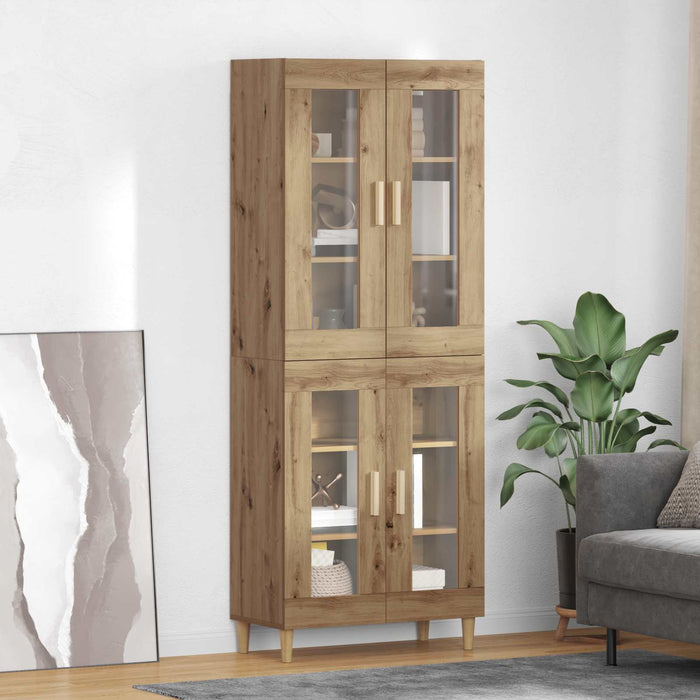 Bufet Stejar Artizanal 69,5 x 34 x 180 cm Lemn compozit - WALTI WALTI