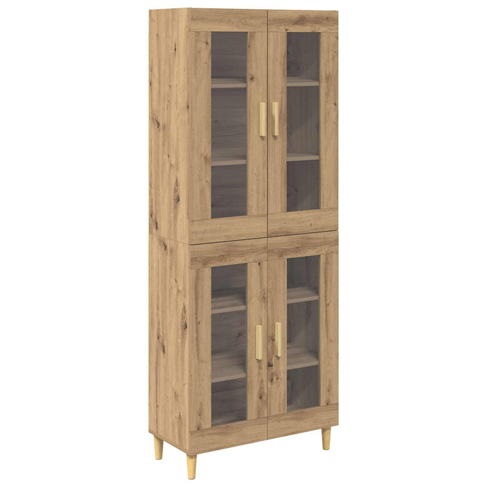 Bufet Stejar Artizanal 69,5 x 34 x 180 cm Lemn compozit - WALTI WALTI