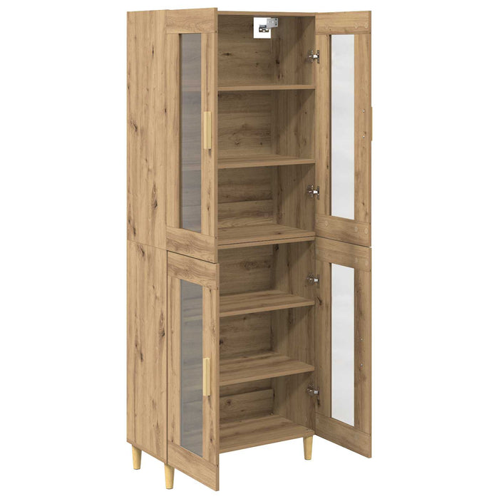 Bufet Stejar Artizanal 69,5 x 34 x 180 cm Lemn compozit - WALTI WALTI