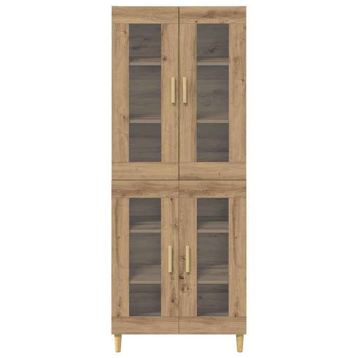 Bufet Stejar Artizanal 69,5 x 34 x 180 cm Lemn compozit - WALTI WALTI